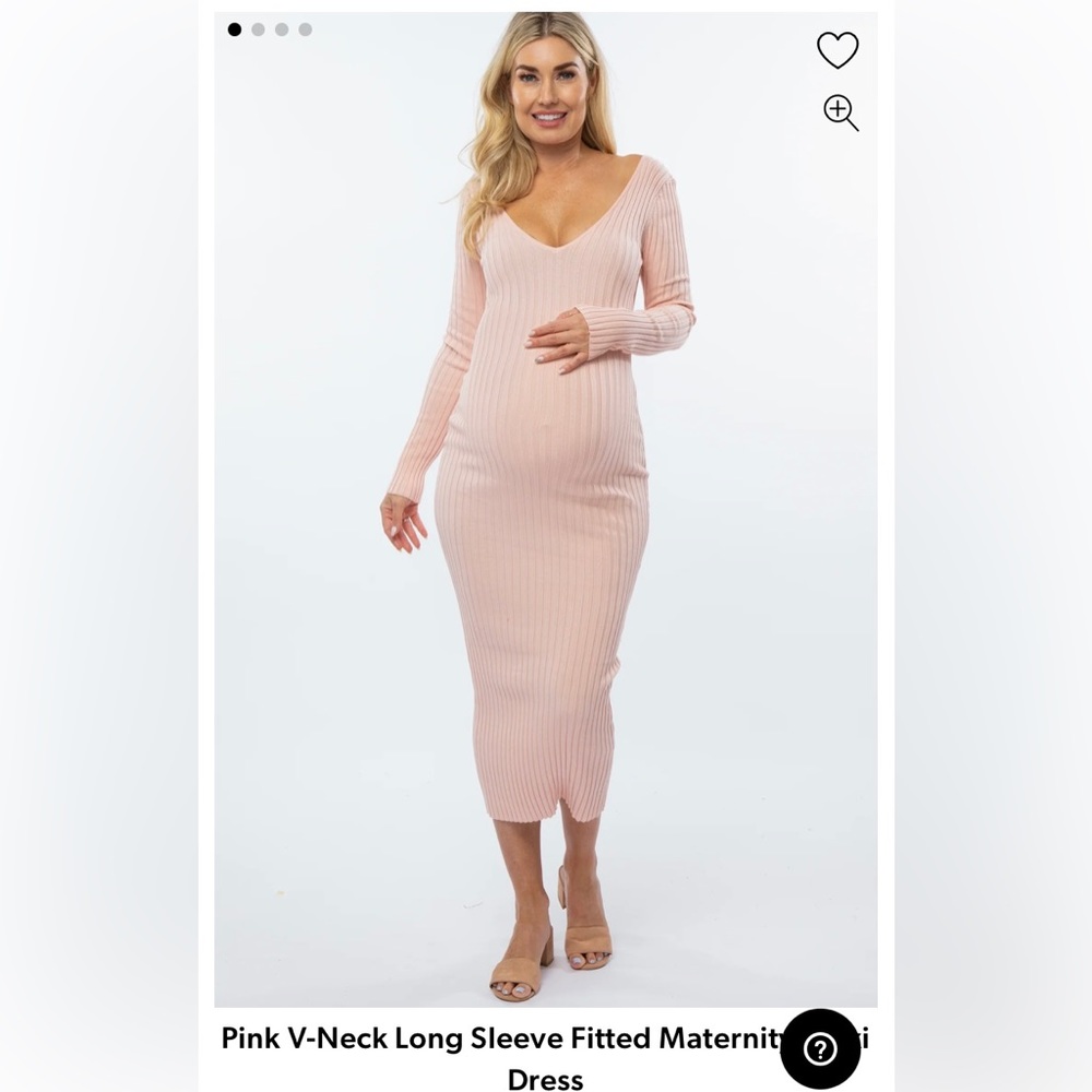 Pinkblush post bump friendly dress